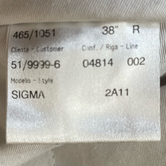 BRIONI PARLAMENTO/SIGMA Charcoal Two-Piece 100% Wool Two-Button Twill Suit - Picture 10 of 10